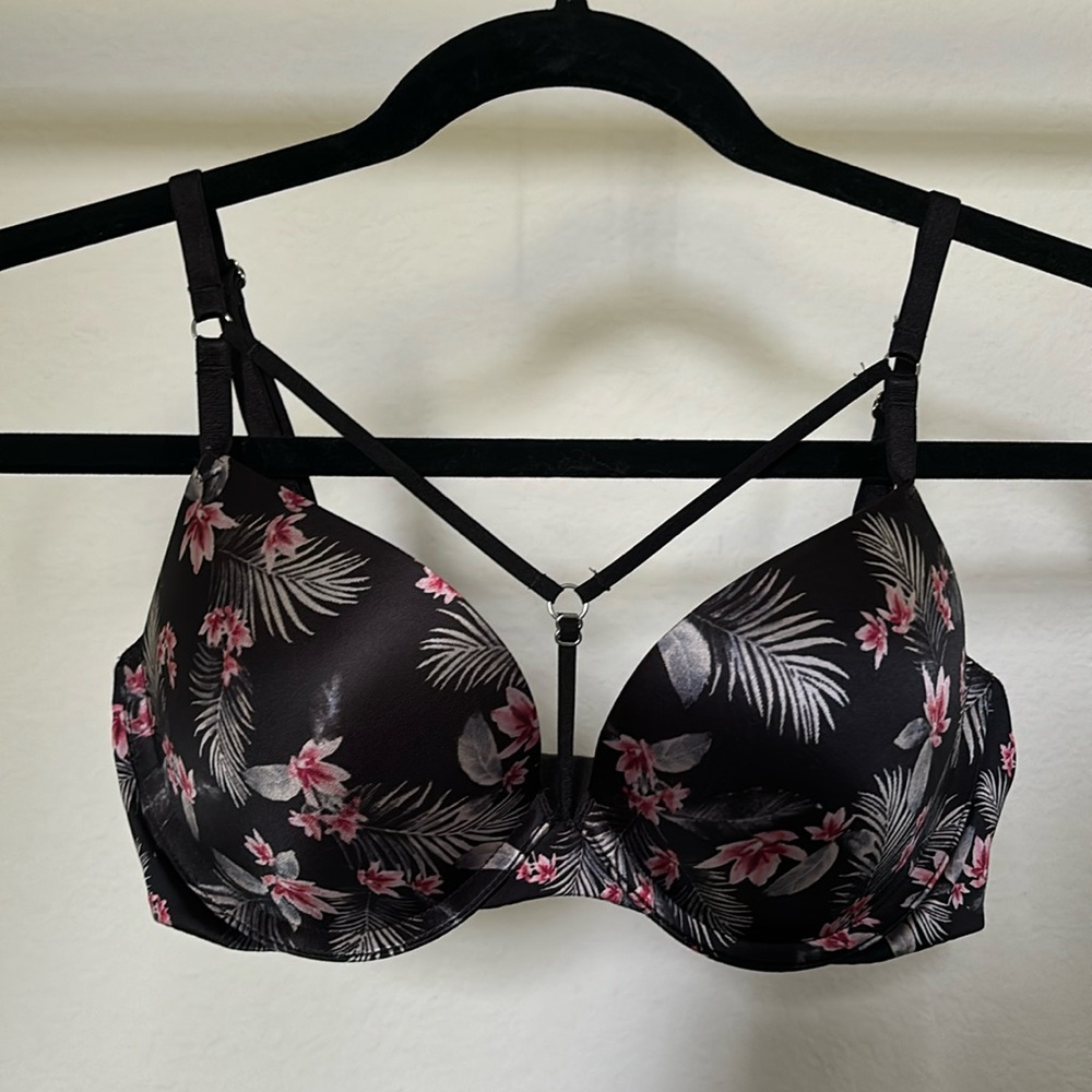 Victoria's Secret Front Strappy Satin Push-Up Bra